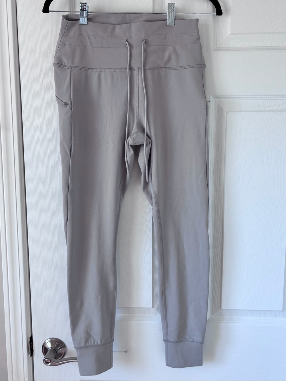 Avalanche Light Gray Pull-On Track Joggers with Drawstring